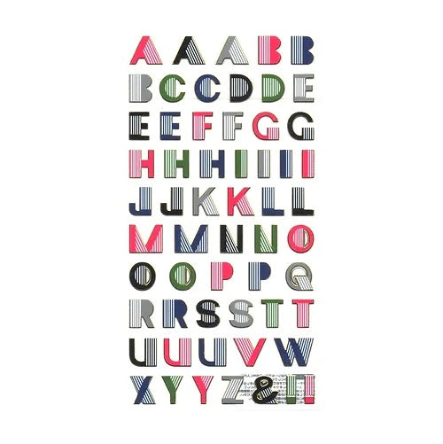 Mind Wave Moji Collection Alphabet Sticker - Cool