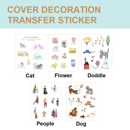 Mark's Cover Decoration Transfer Sticker - Cat