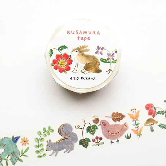 Cozyca Products x Aiko Fukawa Washi Tape - Kusamura Tape