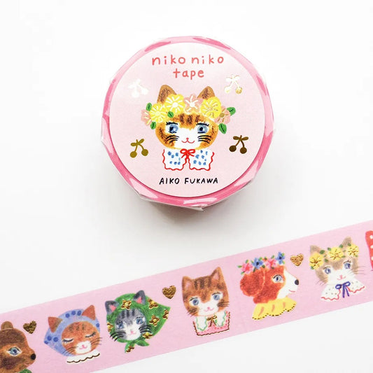 Cozyca Products x Aiko Fukawa Washi Tape - Niko Niko Tape