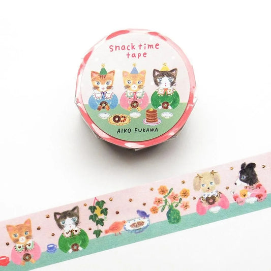 Cozyca Products x Aiko Fukawa Washi Tape - Snack Time Tape