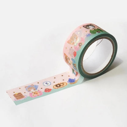 Cozyca Products x Aiko Fukawa Washi Tape - Snack Time Tape
