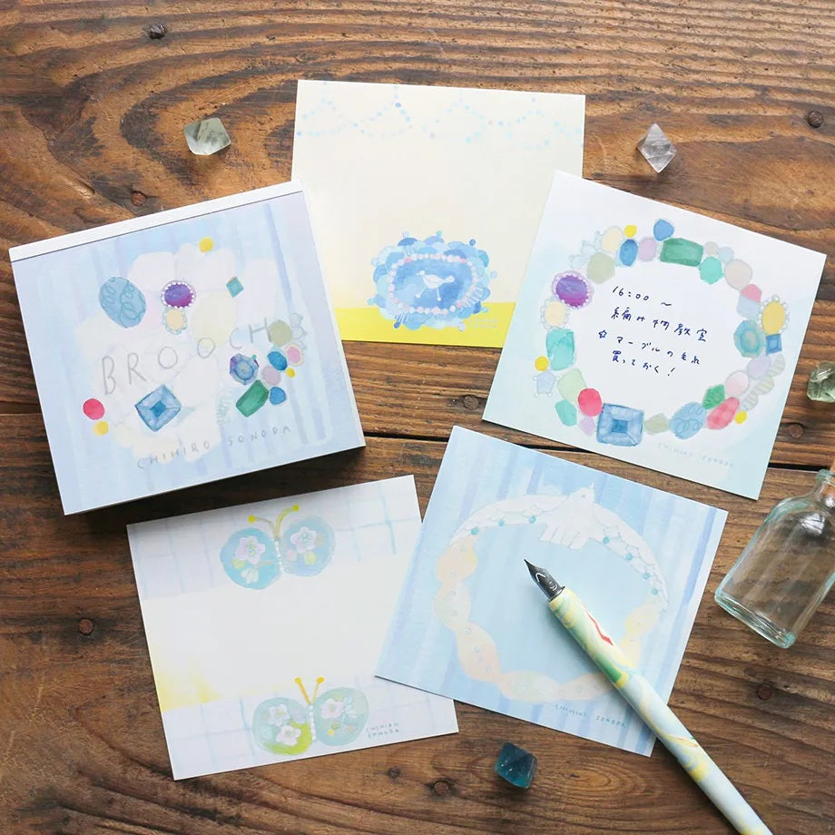 Cozyca Products x Chihiro Sonoda Memo Pads - Brooch