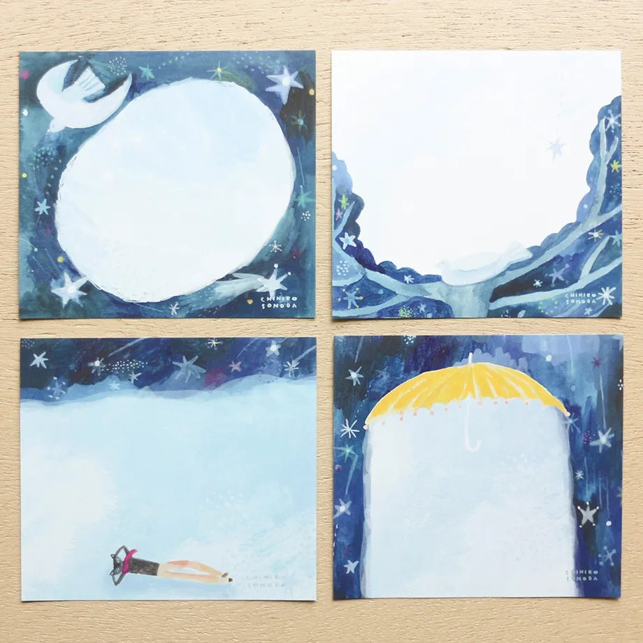 Cozyca Products x Chihiro Sonoda Memo Pads - Starry Night