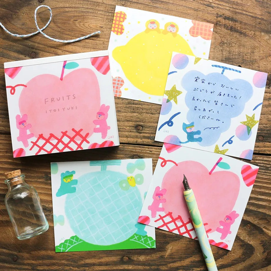 Cozyca Products x Itoi Yuki Memo Pads - Fruits