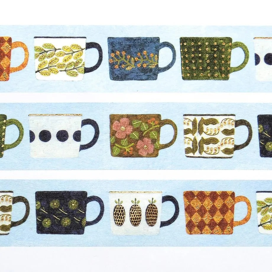 Cozyca Products x Midori Asano Washi Tape - My Favourite Mugs