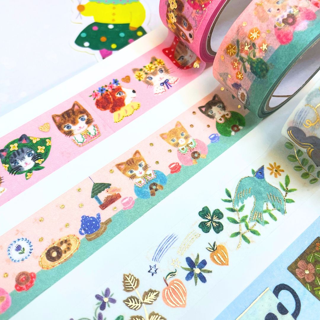 Cozyca Products x Aiko Fukawa Washi Tape - Kusamura Tape