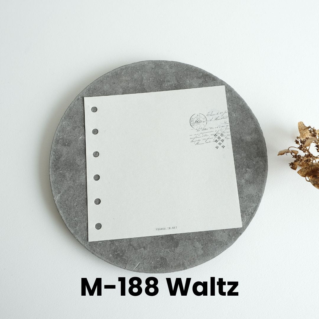 [BUNGUJOSHI 2025] Yohaku Original Square Binder & Refills