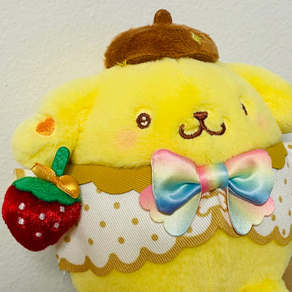 Sanrio x 50th Anniversary Strawberry Newspaper Mascot Holder - Pompompurin