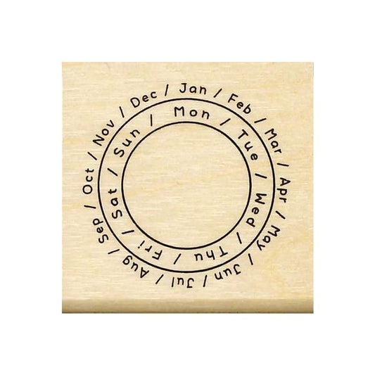 Kodomo No Kao Bullet Journal Stamp Vol.2 - Date Circle