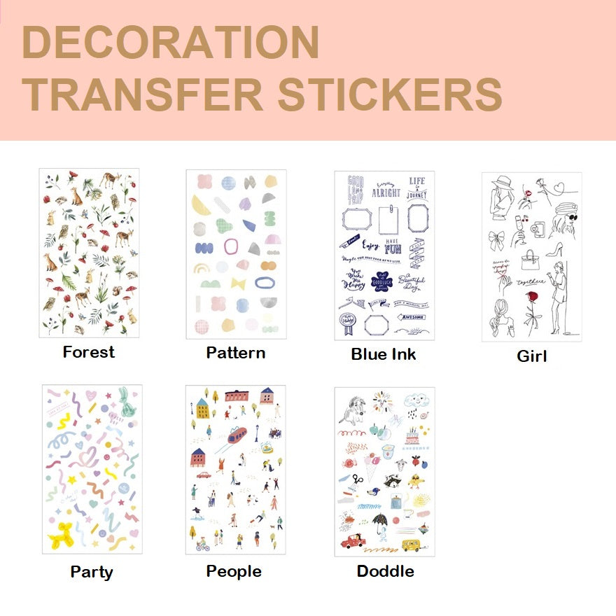 Mark's Decoration Transfer Sticker - People