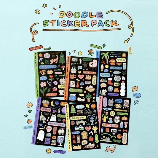 Iconic Doodle Sticker Pack
