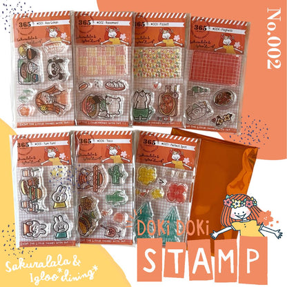 Sakuralala x Igloo*Dining* 365™ Doki Doki Stamp #002 - Individual
