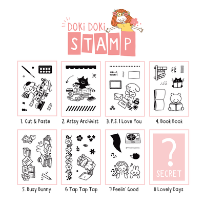 Sakuralala x Igloo*Dining* 365™ Doki Doki Clear Stamp - Individual