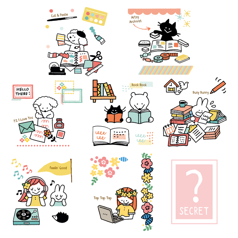 Sakuralala x Igloo*Dining* 365™ Doki Doki Clear Stamp - Individual