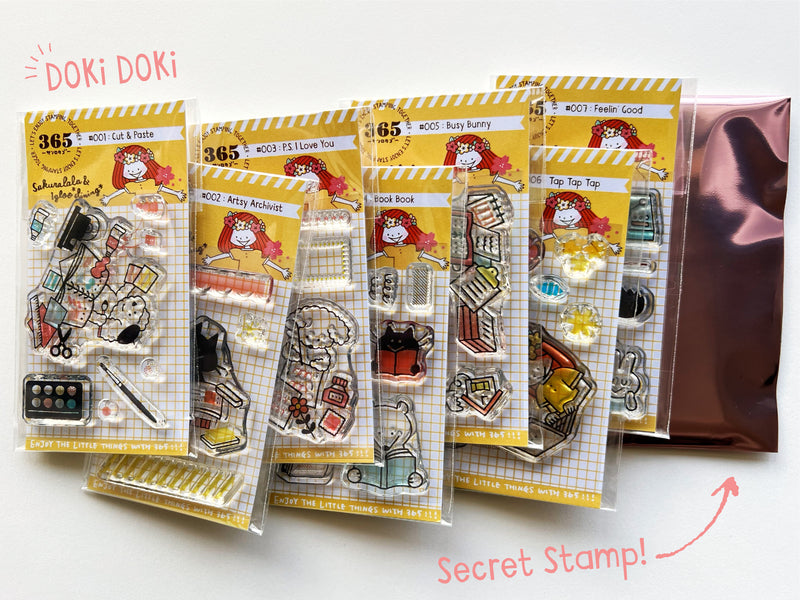Sakuralala x Igloo*Dining* 365™ Doki Doki Clear Stamp - Individual