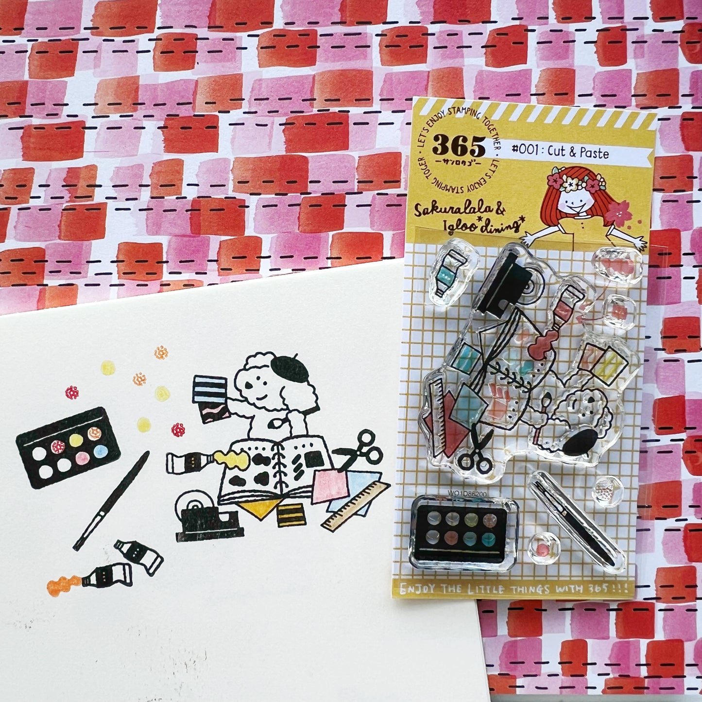Sakuralala x Igloo*Dining* 365™ Doki Doki Clear Stamp - Full Set