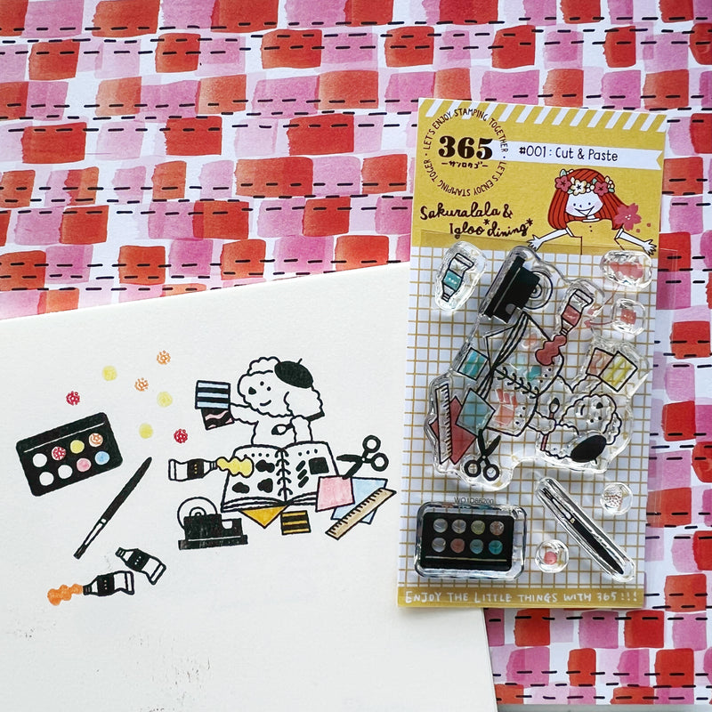 Sakuralala x Igloo*Dining* 365™ Doki Doki Clear Stamp - Individual