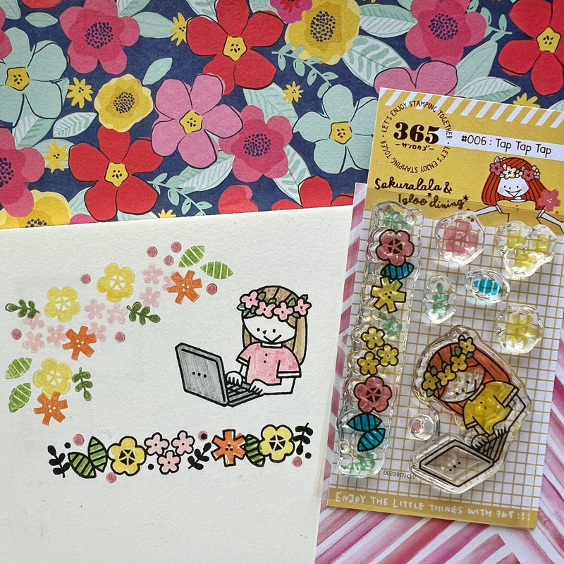 Sakuralala x Igloo*Dining* 365™ Doki Doki Clear Stamp - Individual