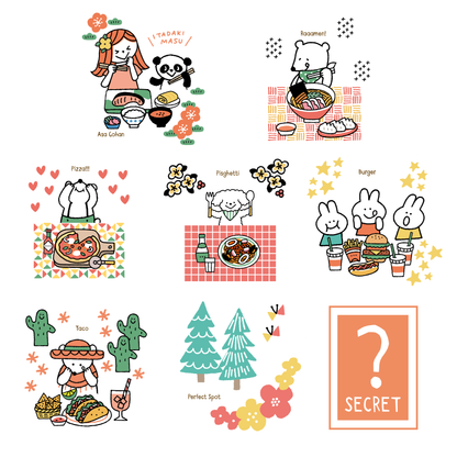 Sakuralala x Igloo*Dining* 365™ Doki Doki Stamp #002 - Individual