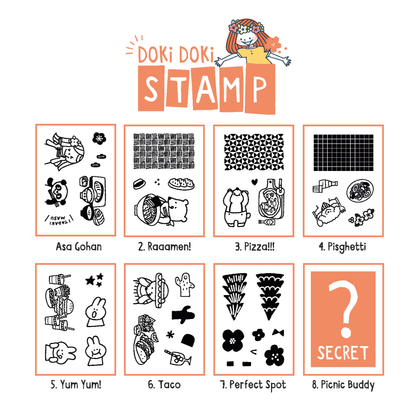 Sakuralala x Igloo*Dining* 365™ Doki Doki Stamp #002 - Individual