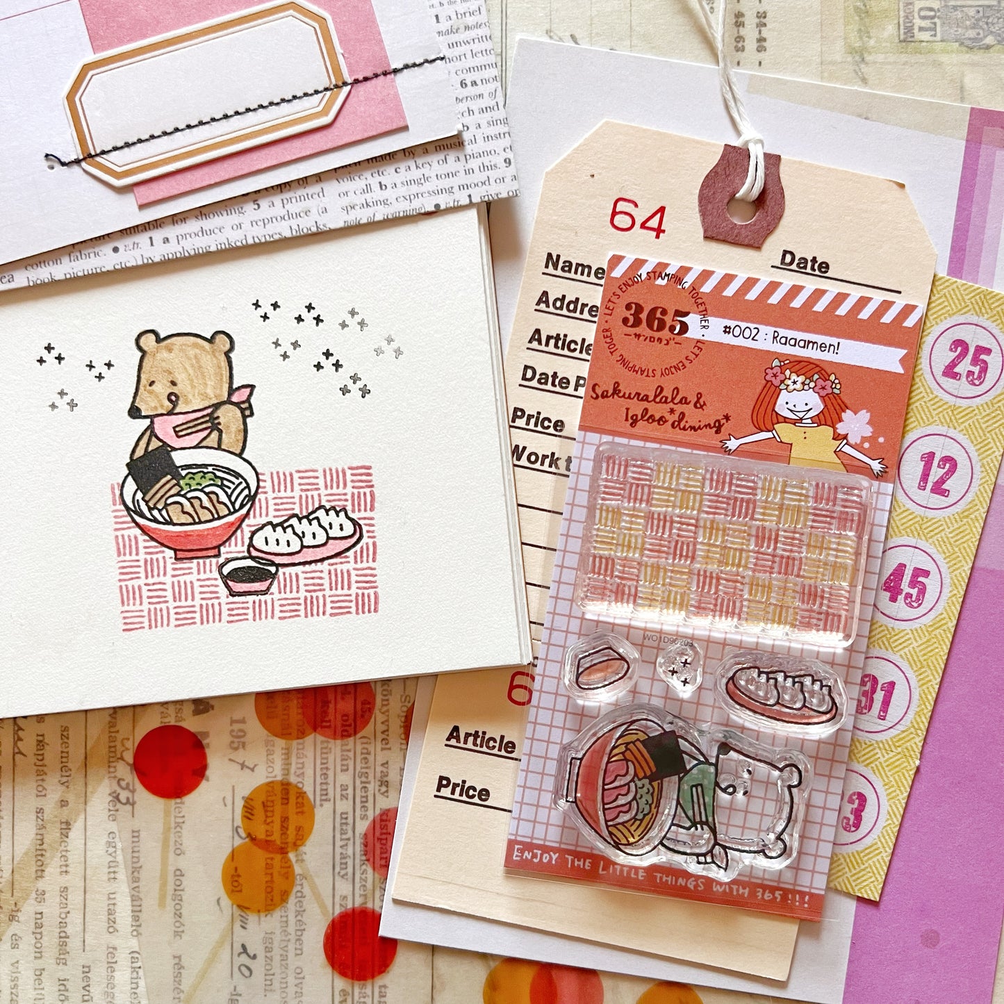 Sakuralala x Igloo*Dining* 365™ Doki Doki Stamp #002 - Individual