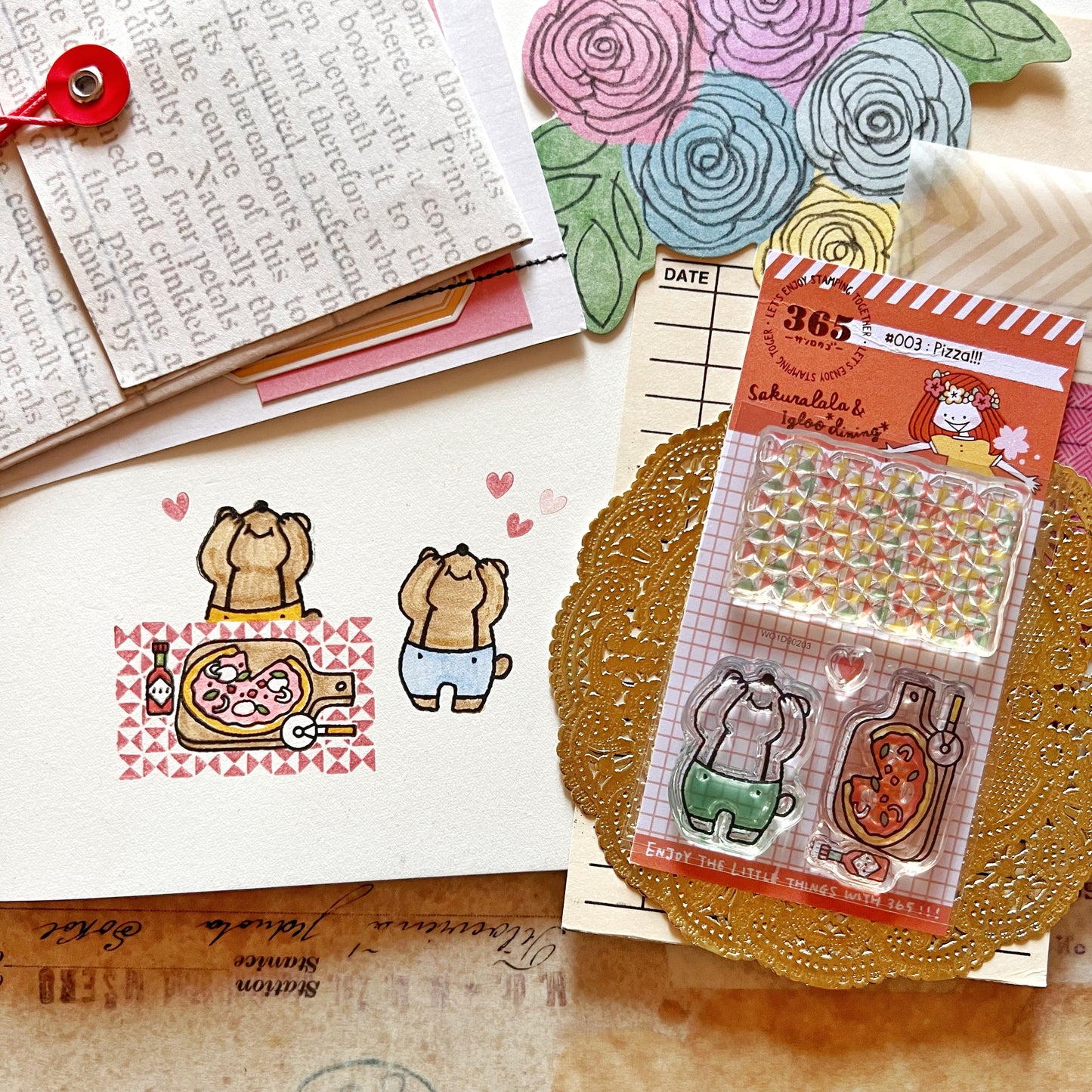 Sakuralala x Igloo*Dining* 365™ Doki Doki Stamp #002 - Individual