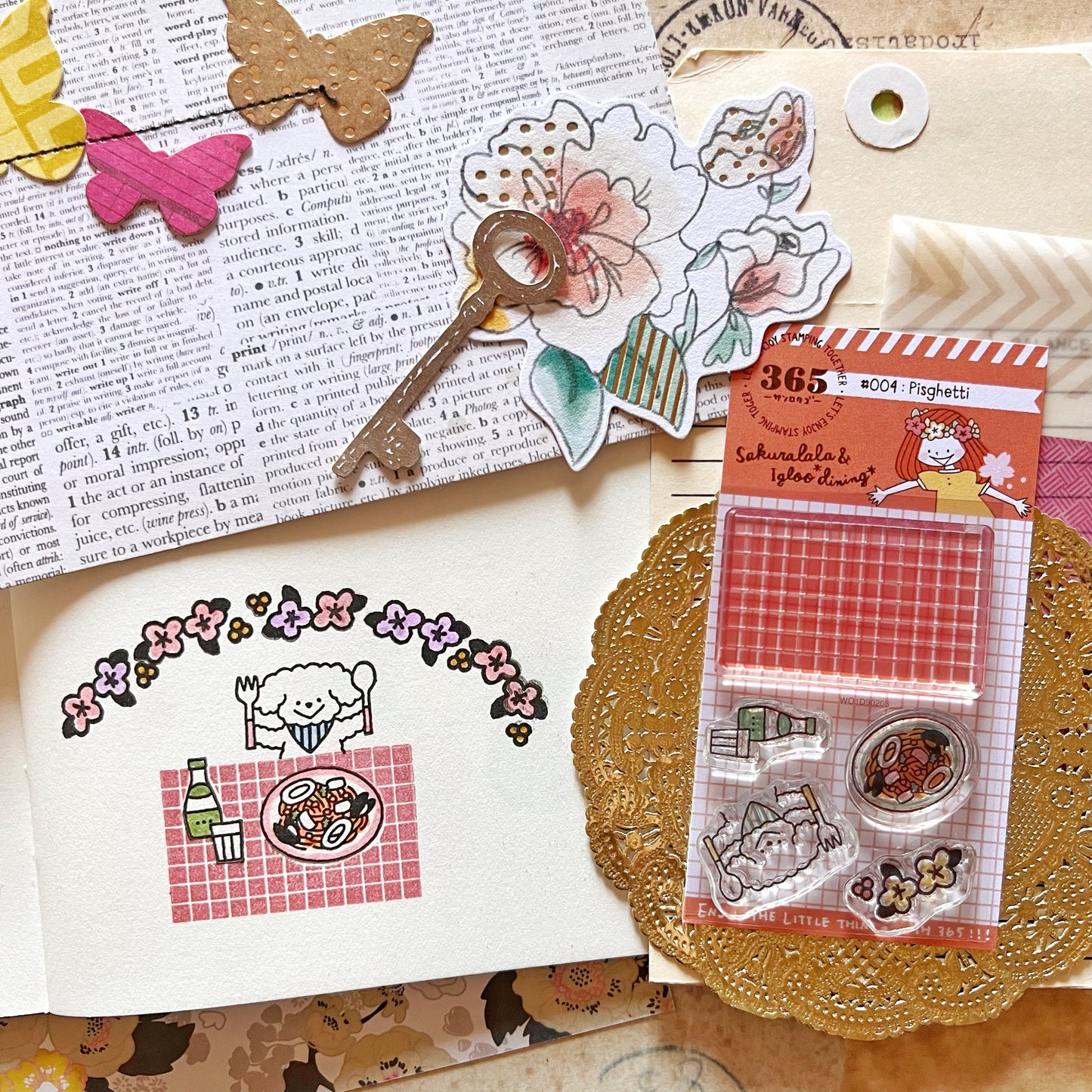Sakuralala x Igloo*Dining* 365™ Doki Doki Stamp #002 - Individual