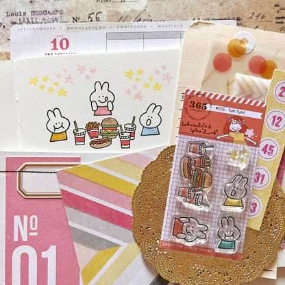 Sakuralala x Igloo*Dining* 365™ Doki Doki Stamp #002 - Individual