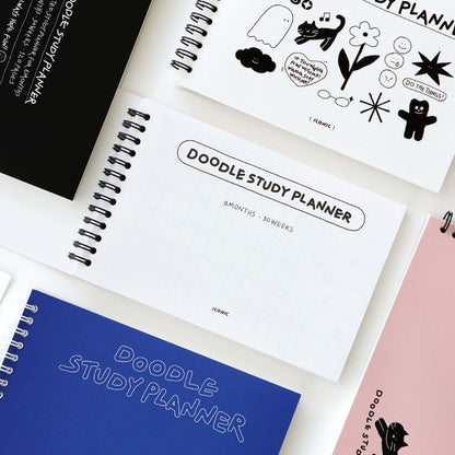 Iconic Doodle Study Planners