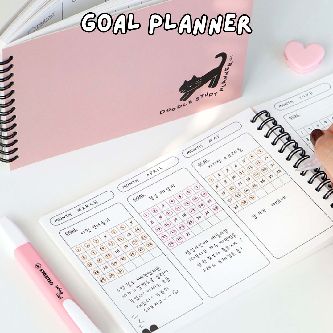 Iconic Doodle Study Planners