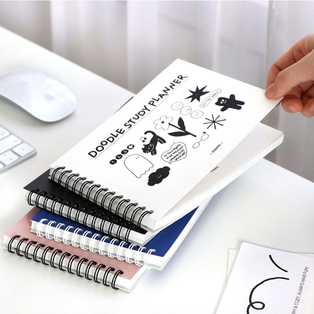 Iconic Doodle Study Planners