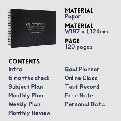 Iconic Doodle Study Planners