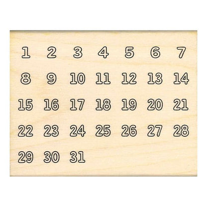 Kodomo No Kao Bullet Journal Stamp Vol.2 - Doodle Calendar