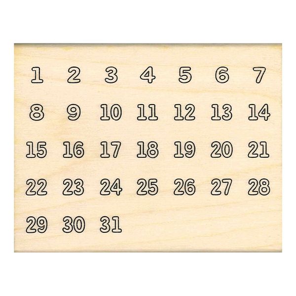 Kodomo No Kao Bullet Journal Stamp Vol.2 - Doodle Calendar