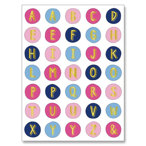 Mind Wave Moji Collection Alphabet Sticker - Dot