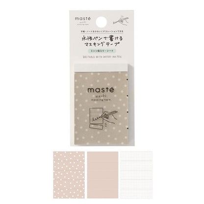 Mark's Masté Writable Perforated Masking Sheet - Dot | Beige