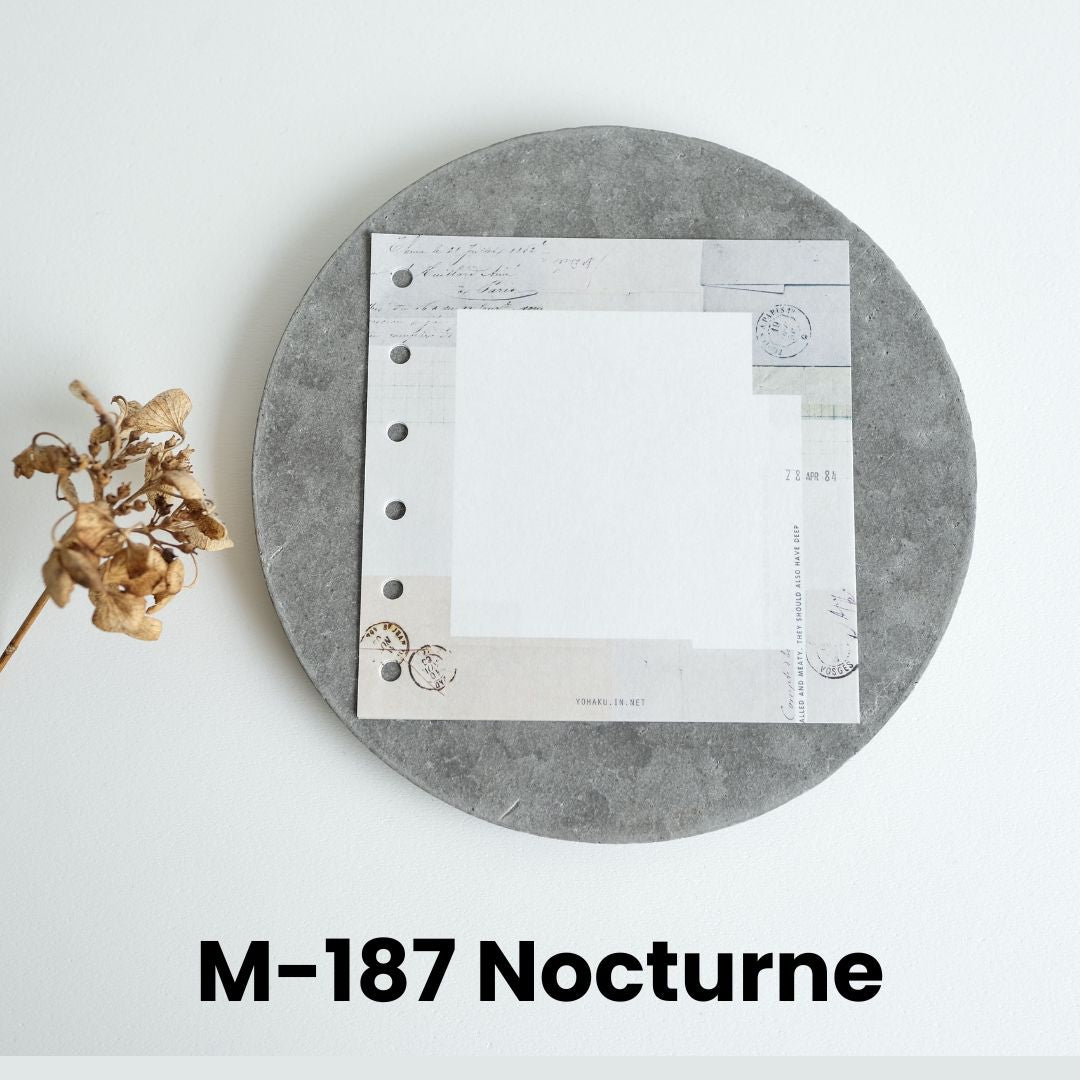 [BUNGUJOSHI 2025] Yohaku Original Square Binder & Refills