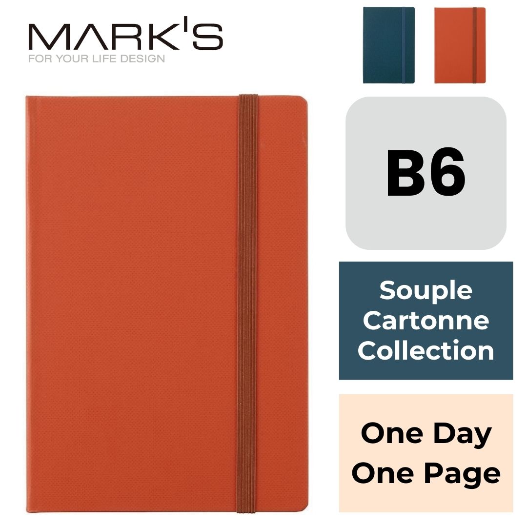 Mark's 2025 EDiT B6 One Day One Page Planner - Souple Cartonne