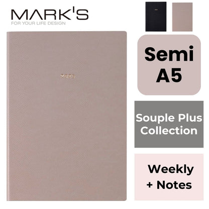 Mark's 2025 EDiT Semi A5 Weekly + Notes Planner - Souple Plus