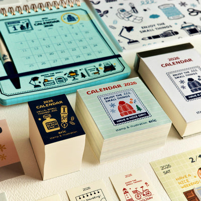[PRE-ORDER] Shinnippon x Eric Hello Small Things! 2026 Calendar - Mini Mini Daily