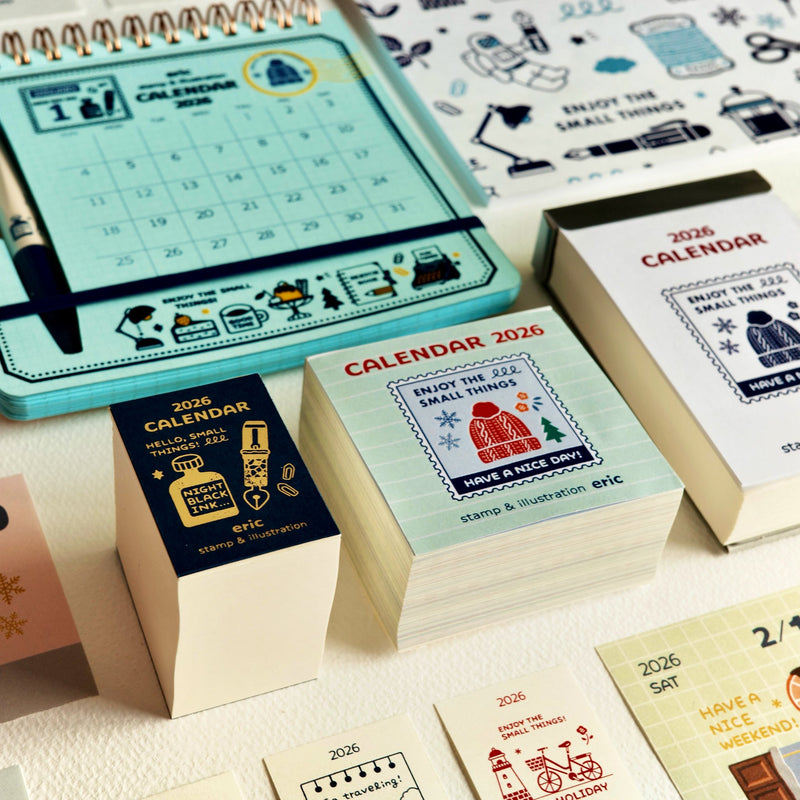 [PRE-ORDER] Shinnippon x Eric Hello Small Things! 2026 Calendar - Mini Mini Daily
