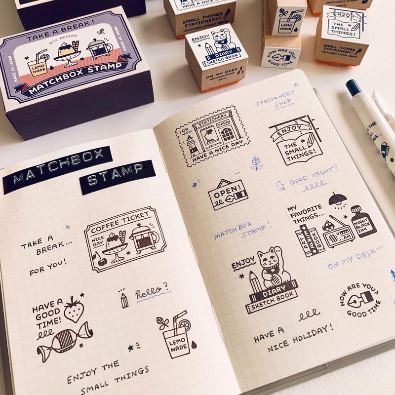 Sanby x Eric Hello Small Things! Matchbox Stamps