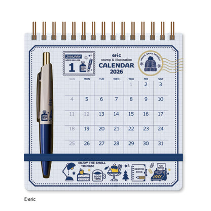 Shinnippon x Eric Hello Small Things! 2026 Calendar - Scribble Calendar