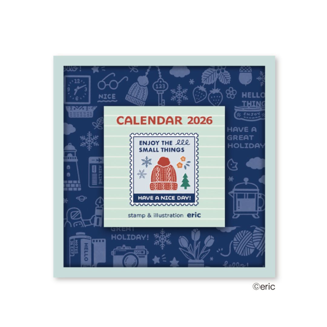Shinnippon x Eric Hello Small Things! 2026 Calendar - Colour Daily