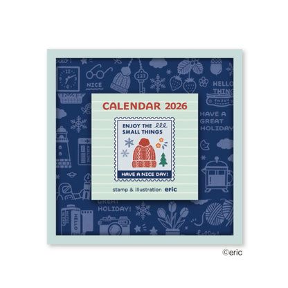Shinnippon x Eric Hello Small Things! 2026 Calendar - Colour Daily