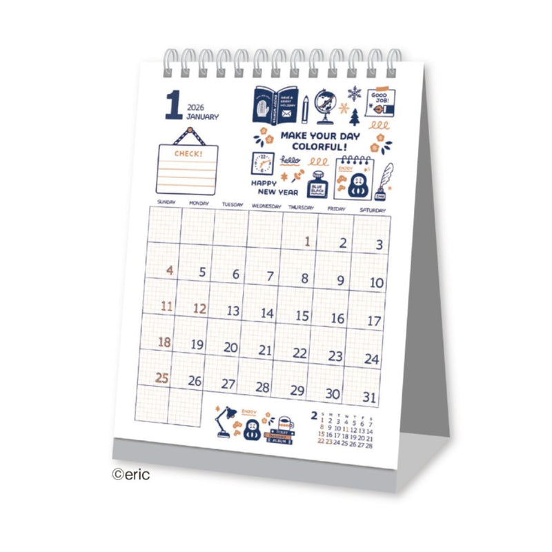 [PRE-ORDER] Shinnippon x Eric Hello Small Things! 2026 Calendar - Tabletop