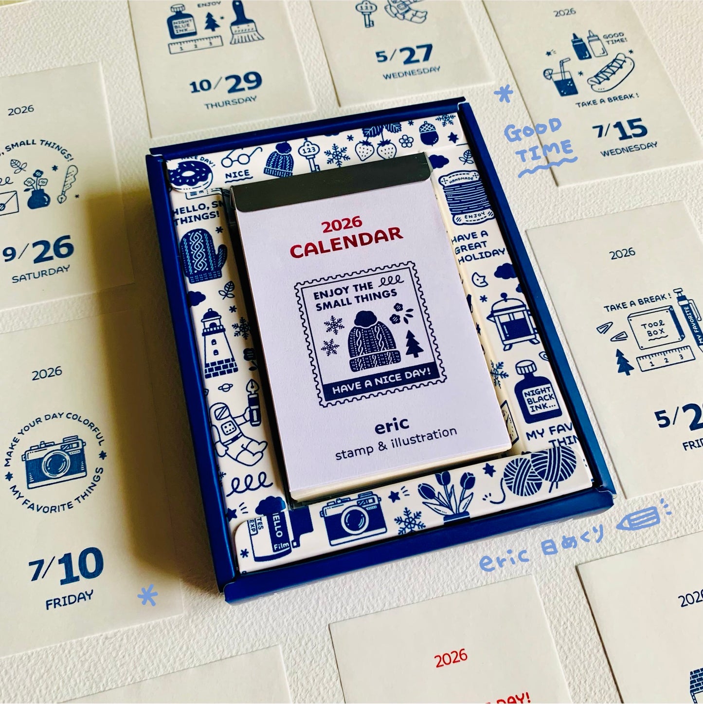 Shinnippon x Eric Hello Small Things! 2026 Calendar - Daily