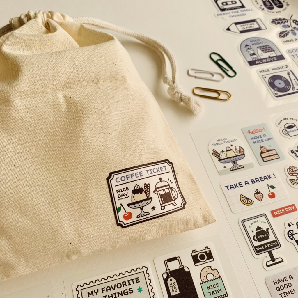 Sanby x Eric Hello Small Things! Multi-Sticker - Have Fun!