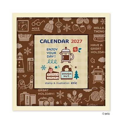 Eric Hello Small Things x Shinnippon 2027 Calendars - Colour Daily